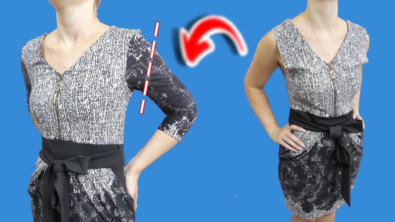 Sewing tip on how to alter sleeves on a dress