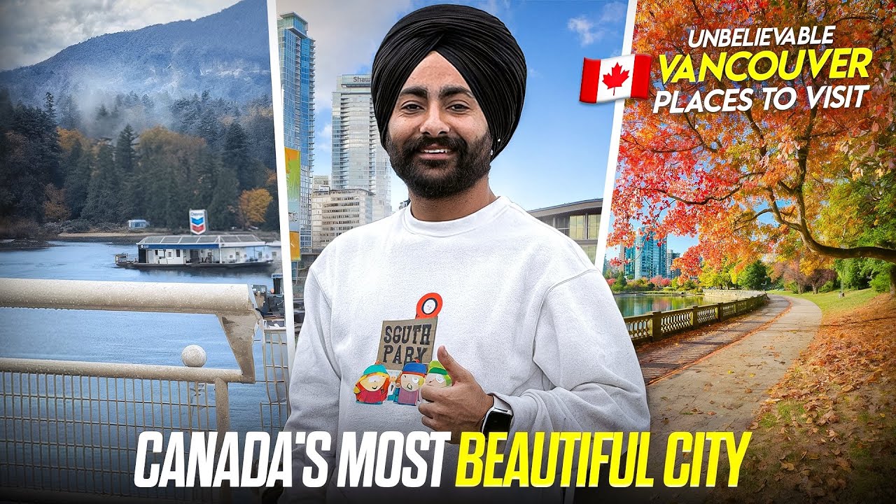 Exploring Most Beautiful City - Vancouver 🇨🇦 ਵੈਨਕੂਵਰ ਵਿੱਚ ਘੁੰਮਣ ਲਈ ਥਾਵਾਂ 😍 Vancouver Downtown 