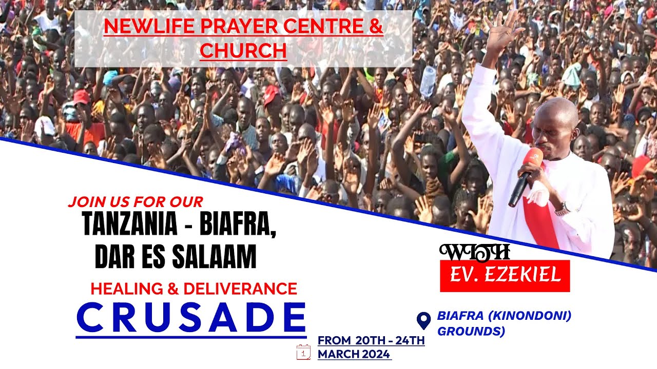 TANZANIA CRUSADE( DAR ES SALAAM); UWANJA WA BIAFRA - DAY 1 - 20.3.2024.
