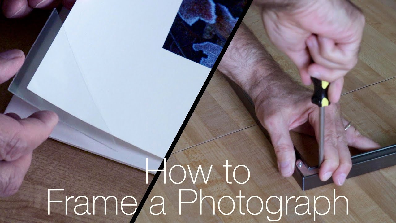 How To Frame a Large Format Photograph