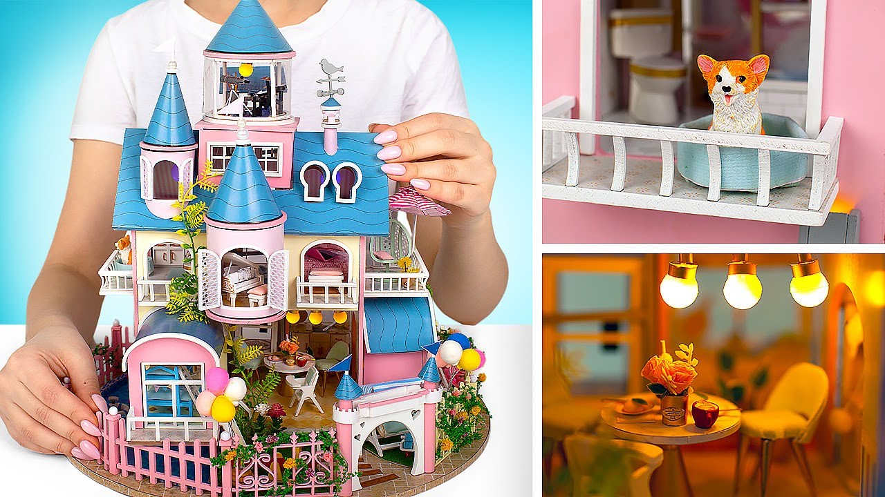 Wir bauen ein Miniatur-Schloss für Prinzessinnen