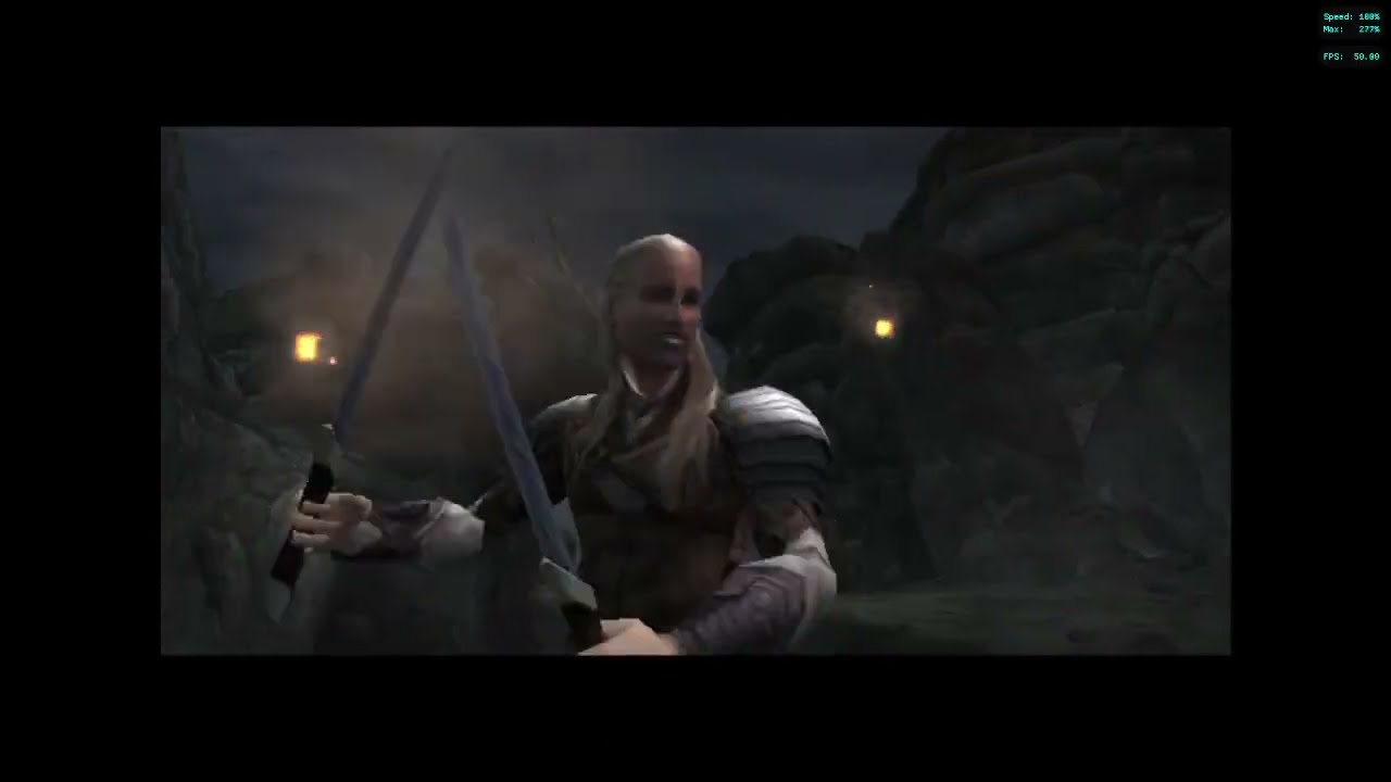 The Lord of the Rings: The Two Towers: No Upgrades Speedrun: Legolas: Easy: Dolphin Emulator