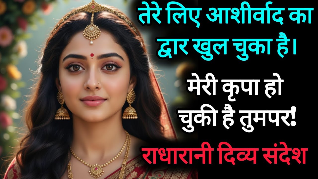 तेरे लिए आशीर्वाद का द्वार खुल चुका है – राधारानी का दिव्य संदेश | Radha Rani Divine Blessings | 