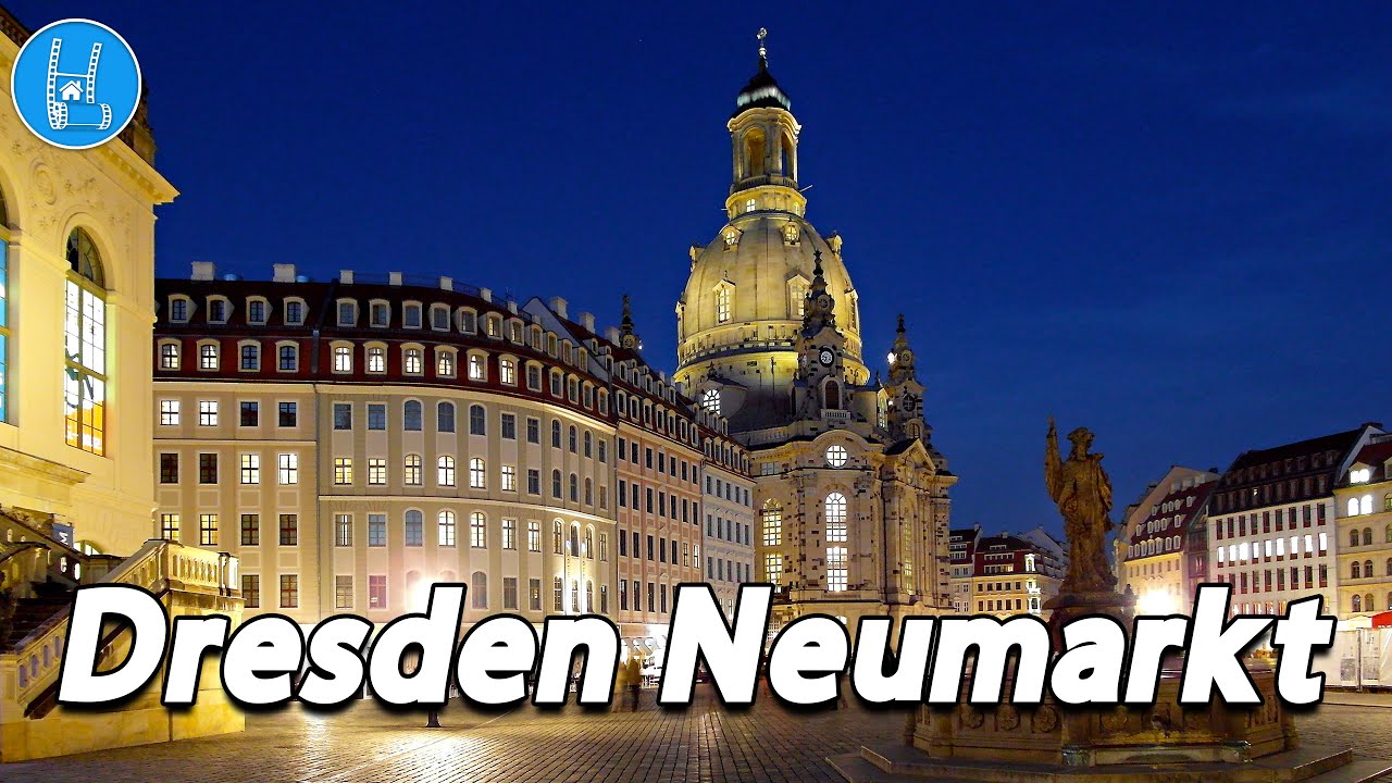 Dresden - Neumarkt in 4K 🇩🇪