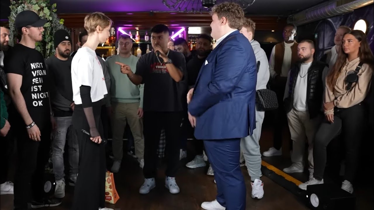 Heftiges Rapbattle mal wieder 😎 | Militante Veganerin vs. Ehrenmannrius | (Rapbattle) | Reaction