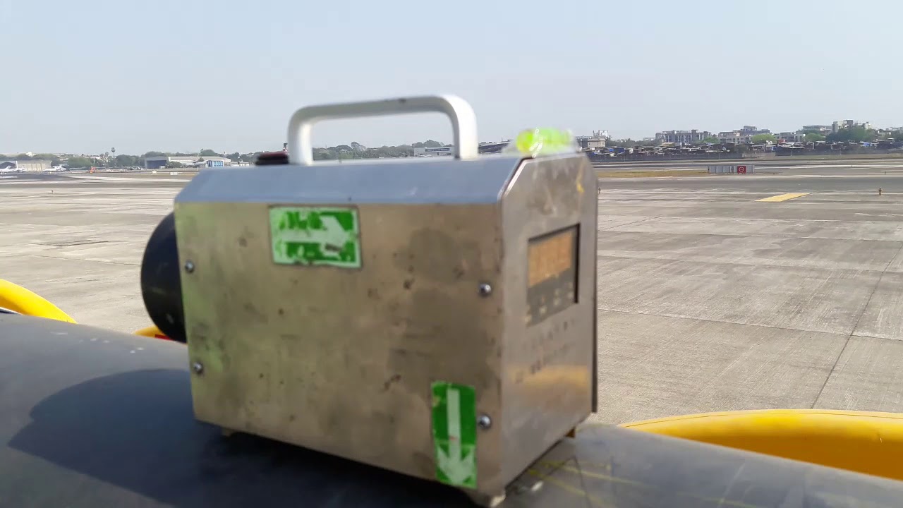 Pipe line ndt by xray crawler mumbai air port inspection technic.