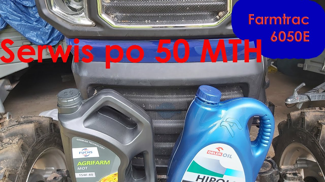 Nowy nabytek 2022 Farmtrac 6050E pierwszy serwis po 50 mth