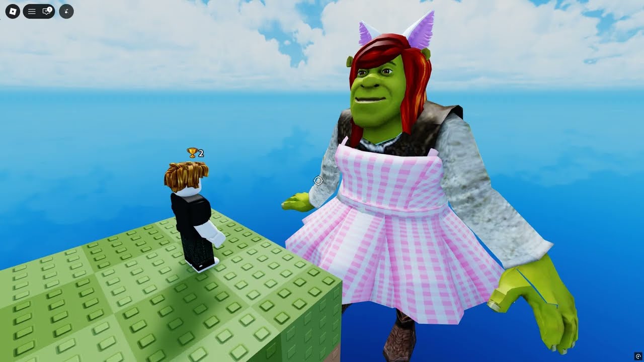 ROBLOX Enter Shrek: УМОРИТЕЛЬНЫЙ Шрек ПРОТИВ МЕНЯ 😲