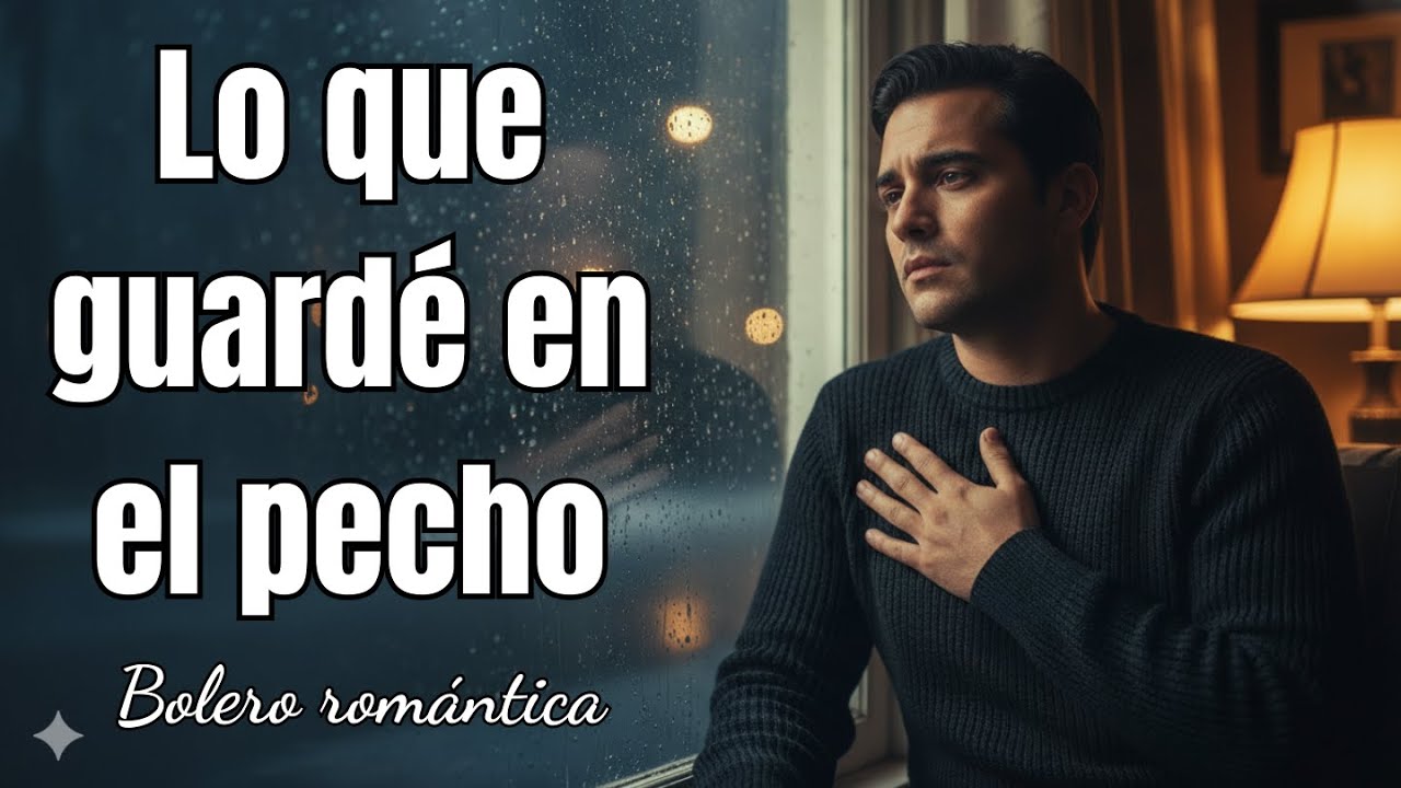 Te Quiero en Silencio - Bolero Romántico | Poética de Amor y Lluvia, Voz Masculina #nostalgia #music