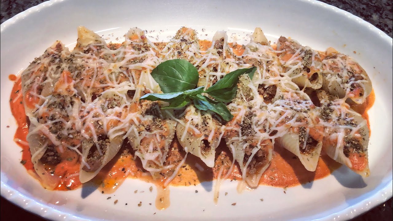 9.Pasta Conchiglioni Rigati Rellenas (para chuparse los dedos!). Ingredientes 👉