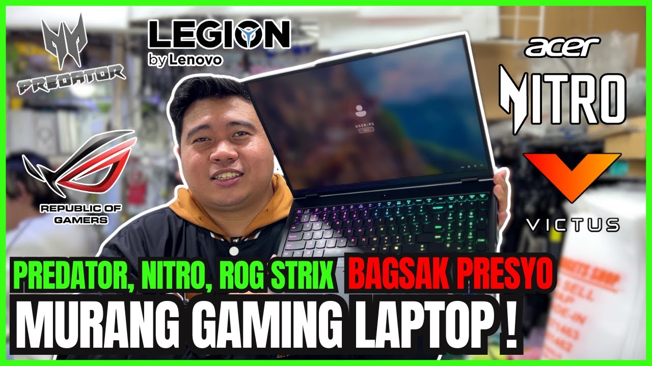 Gaming Laptop Bagsak Presyo Ngayon ! ASUS, LENOVO, HP, DELL, MSI 2026 || It's Me Jay-Em