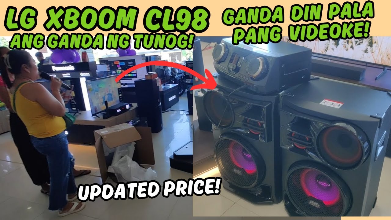 🎤 LG XBoom CL98 & CL88 Crystal Clear Sound | Videoke Test | Sound Demo + Updated Prices 2025!