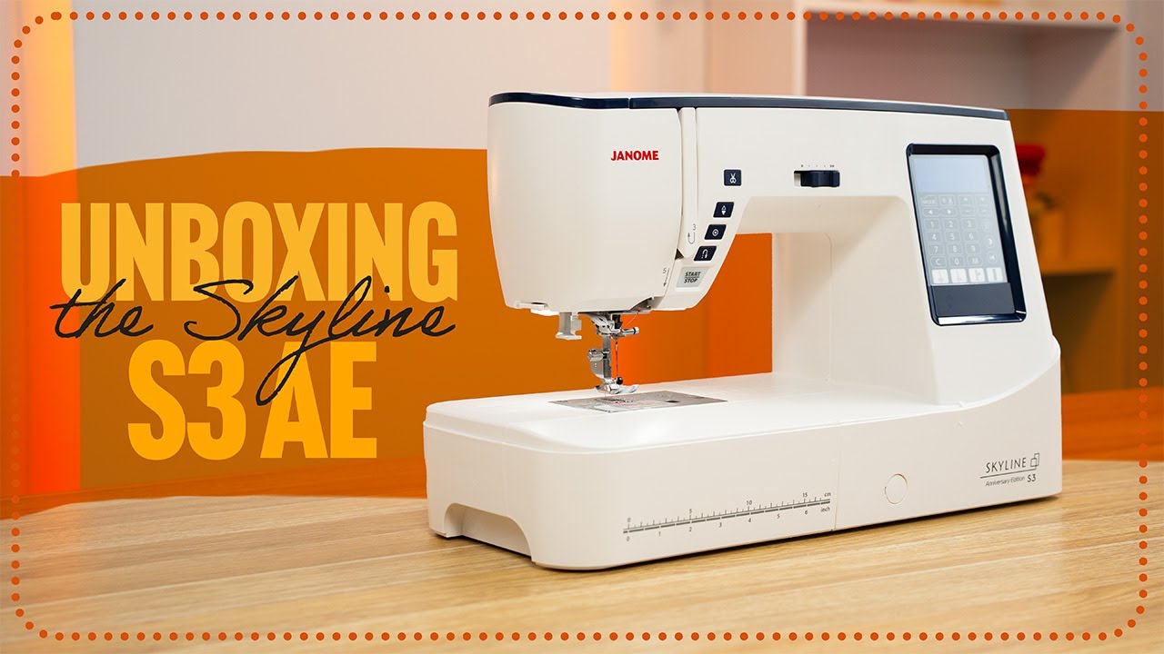 Unboxing the Janome S3AE Sewing & Quilting Machine | Echidna Sewing