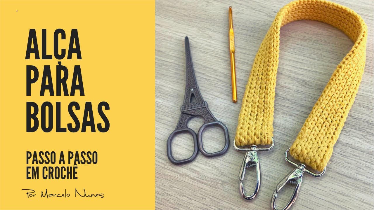 Alça para Bolsa em Crochê por Marcelo Nunes