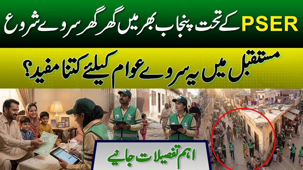 Door to Door Survey Begins Across Punjab Under PSER | How Useful Will This Be In  Future?