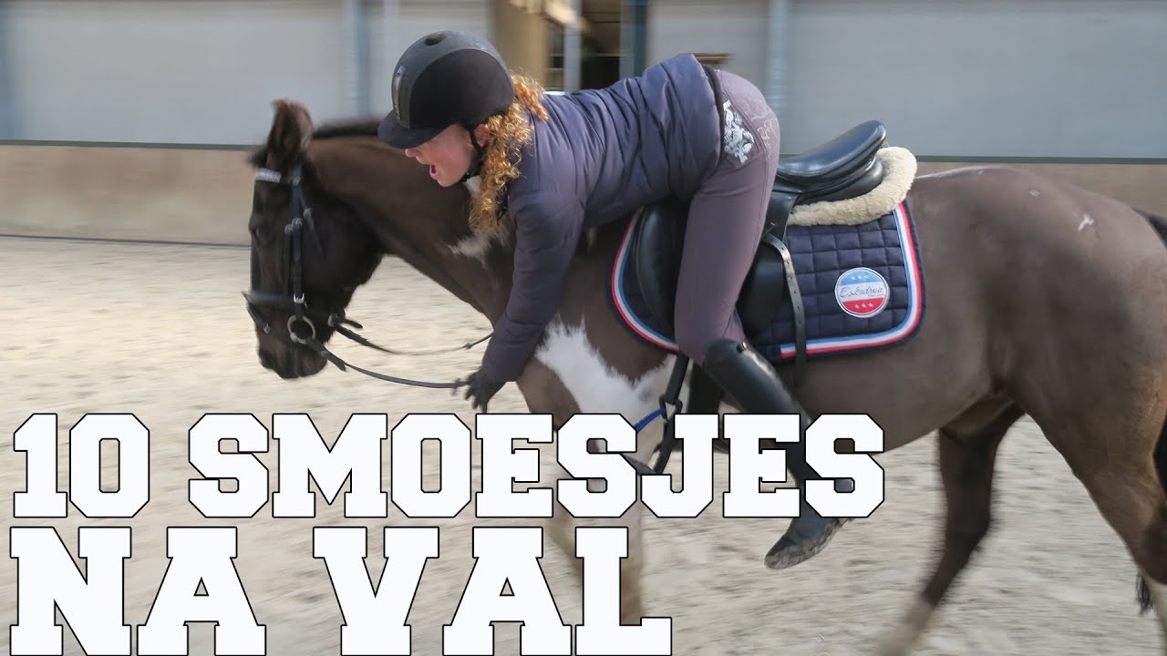 10 SMOESJES NA VAL VAN JE PAARD SKETCH | PAARDRIJDEN MET PLEZIER