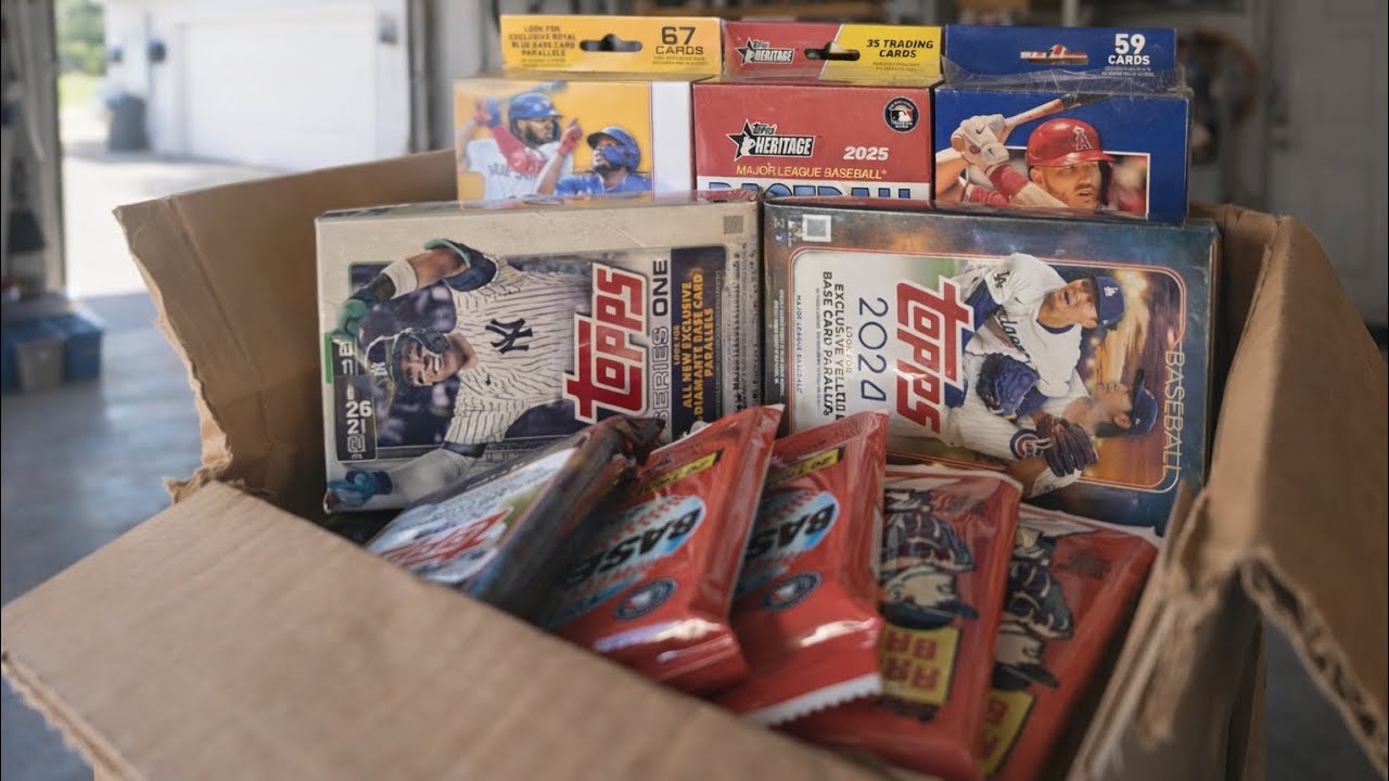 ☀️🌡SPRING CLEANING ☀️🌡!!! 2022-2025 TOPPS HANGER BOXES (X5)!!! FAT PACKS!!!🔥🔥🔥 