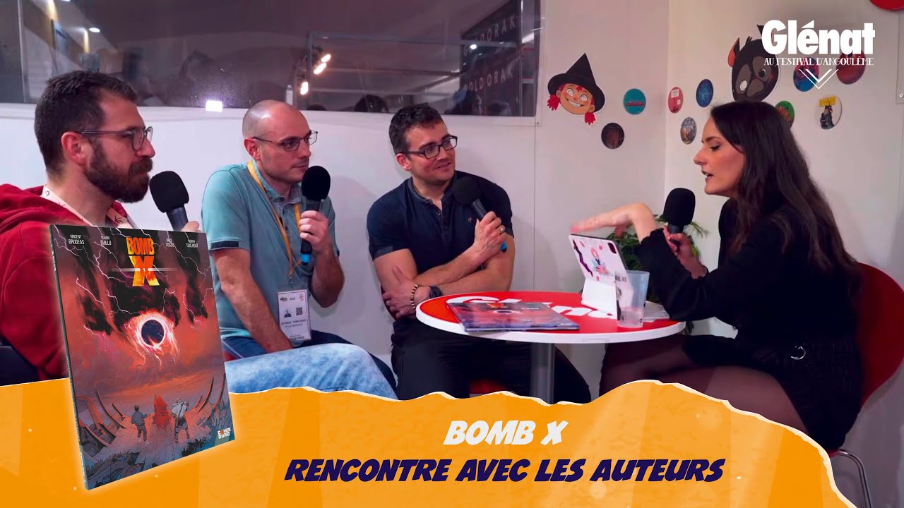 Rencontre avec les auteurs de Bomb X ! FESTIVAL D'ANGOULÊME 2024 AVEC @Ultia