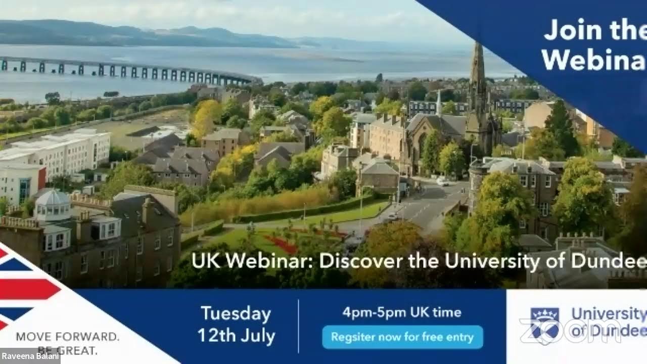 Online seminar - University of Dundee