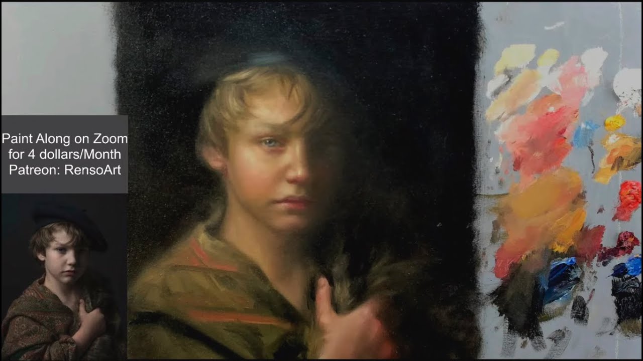 Alla Prima oil painting - Chiaroscuro