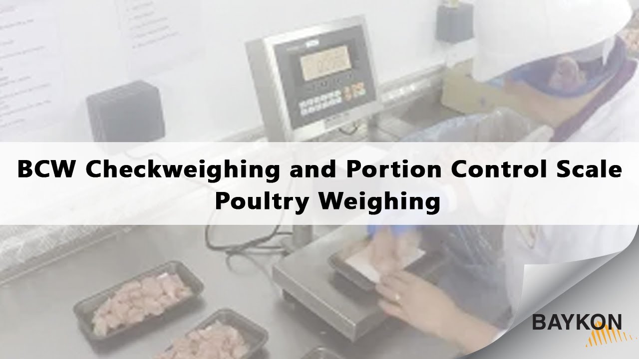 Baykon | BCW Checkweighing and Portion Control Scale - Poultry Weighing