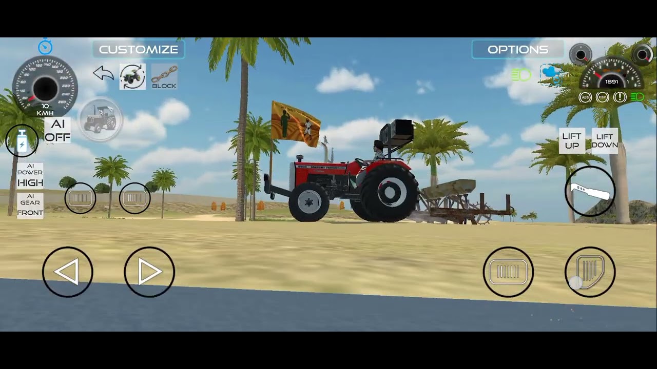 जीप वाला गेम 🎮 jip vala game 🎮 ट्रैक्टर फार्मिंग वाला गेम 🎮