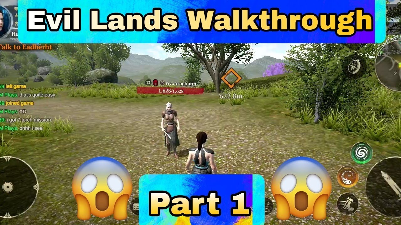 Evil Lands: Epic MMORPG Online Walkthrough  Part 1