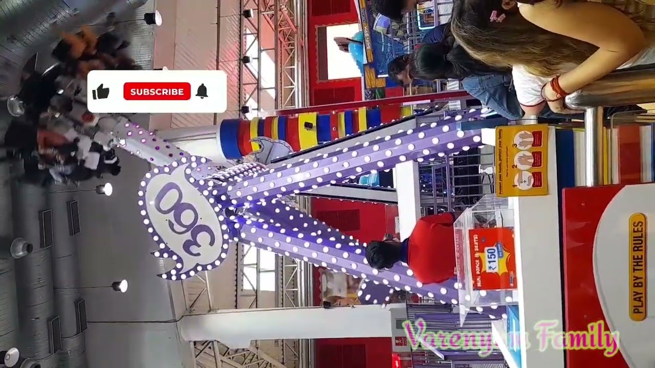 Enjoying 360 Degree Ride | Fun City in DLF Mall of India Noida | Vlog #6 | Varenyam Family | Fun |