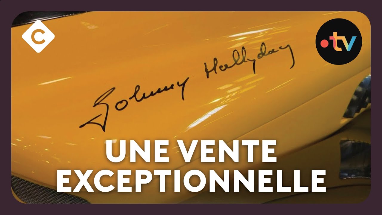 Une voiture de Johnny Hallyday vendue aux enchères - C à vous