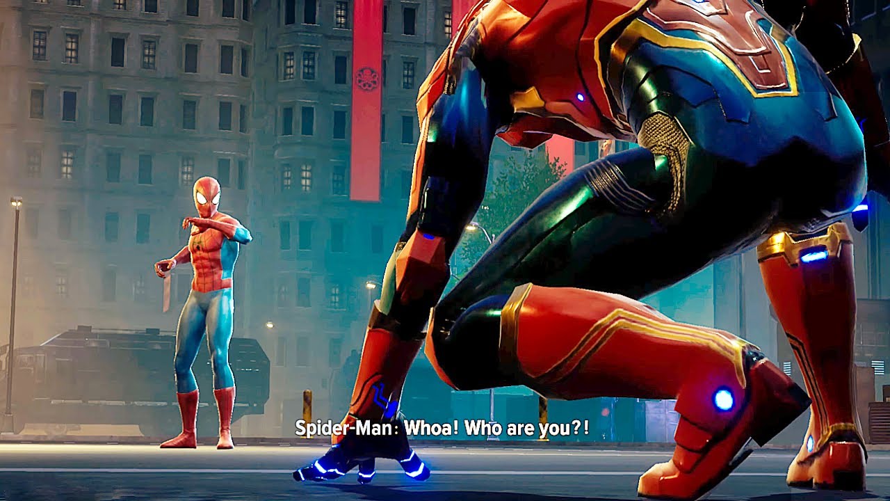 Spider-Man Meets Spider-Man From a Different Dimension Scene (2024) 4K ULTRA HD