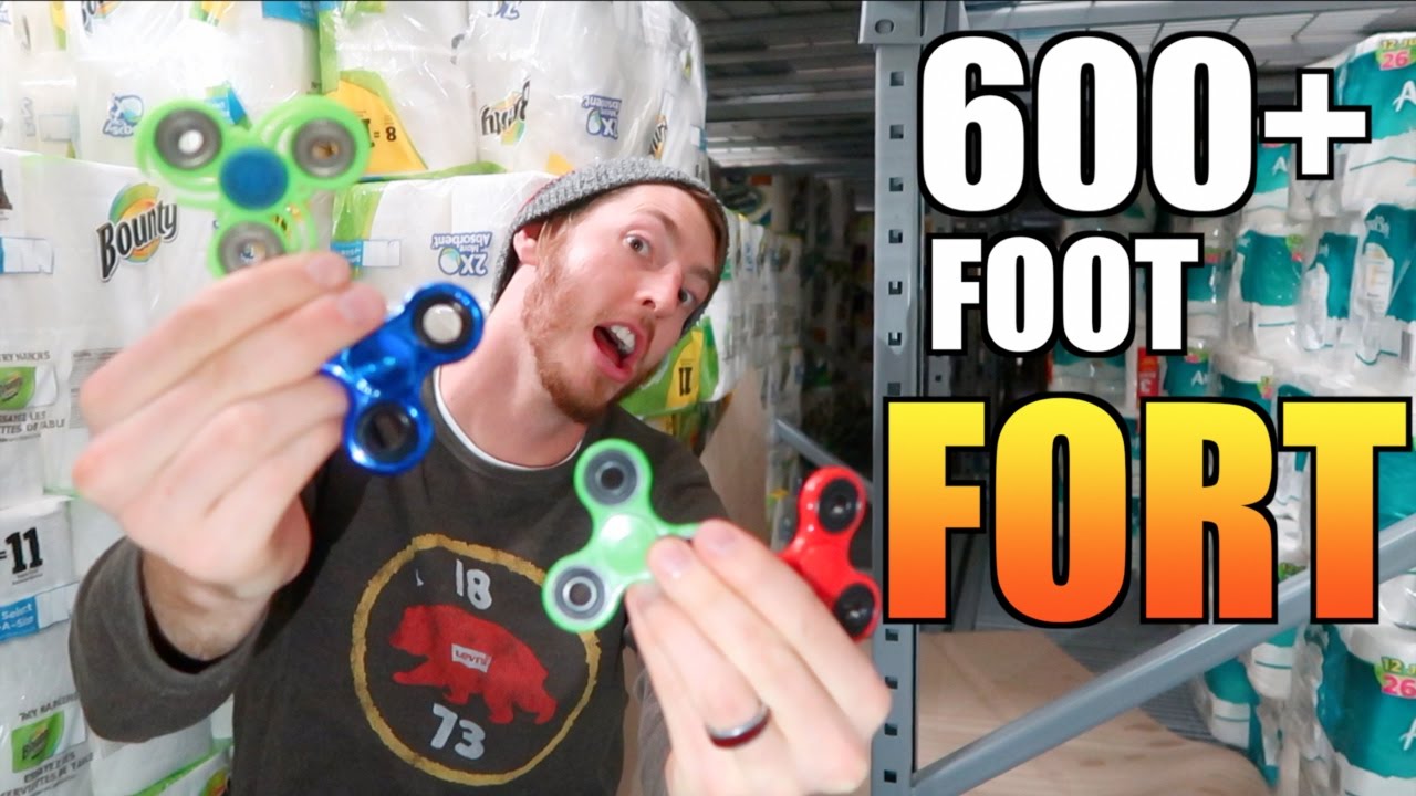 BIGGEST TOILET PAPER FORT!!