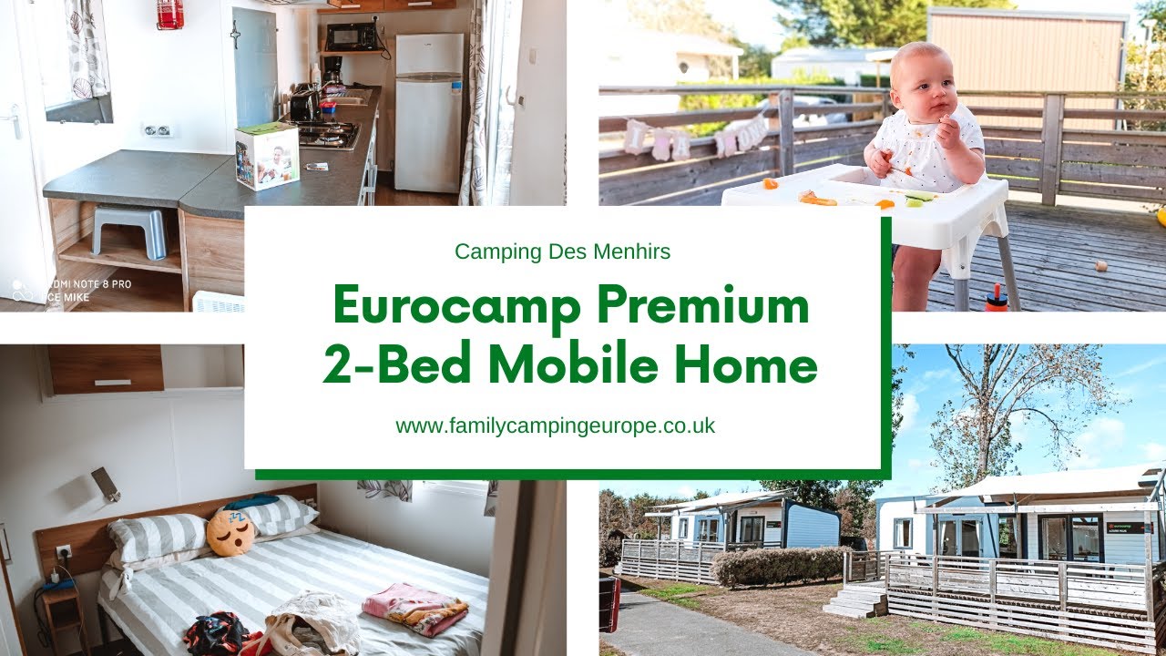 Eurocamp PREMIUM 2 Bedroom Review ( previously Azure Plus)  at Camping Des Menhirs in Carnac, France