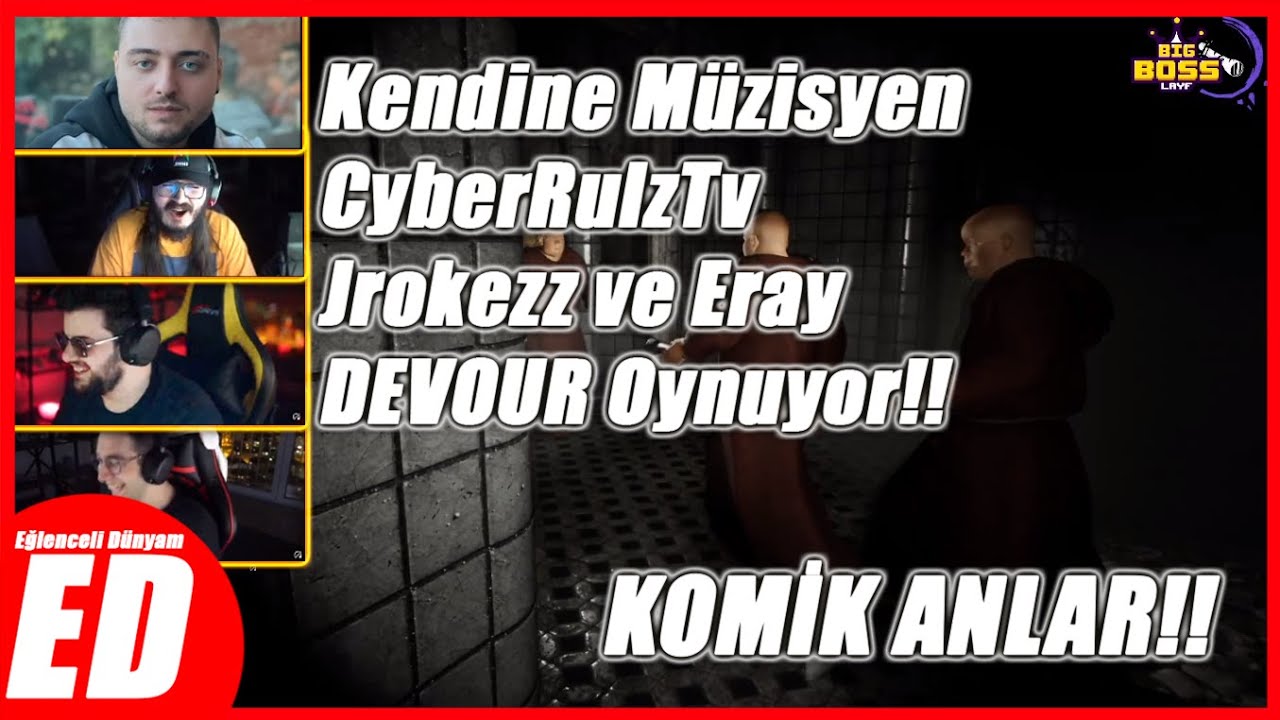 Kendine Müzisyen, CyberRulzTv, Jrokezz ve Eray DEVOUR Oynuyor!! | Eğlenceli ve Komik Anlar!!! XD