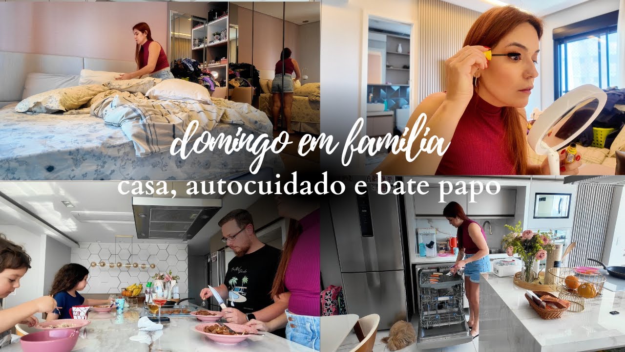 Rotina de domingo e... Meu marido pintou meu cabelo 😱
