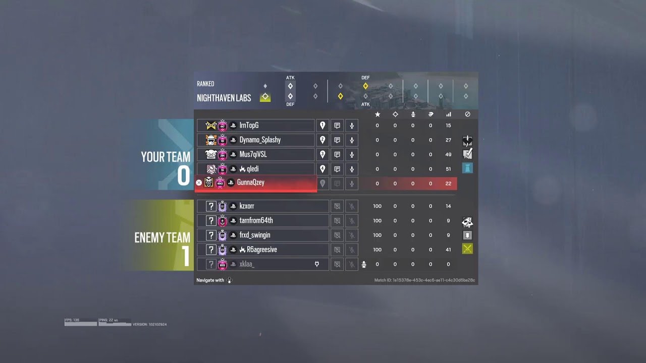 R6 Top Champ Live Xim Matrix