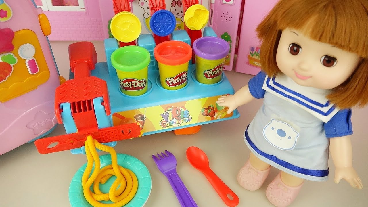Baby Doli snack making plah doh