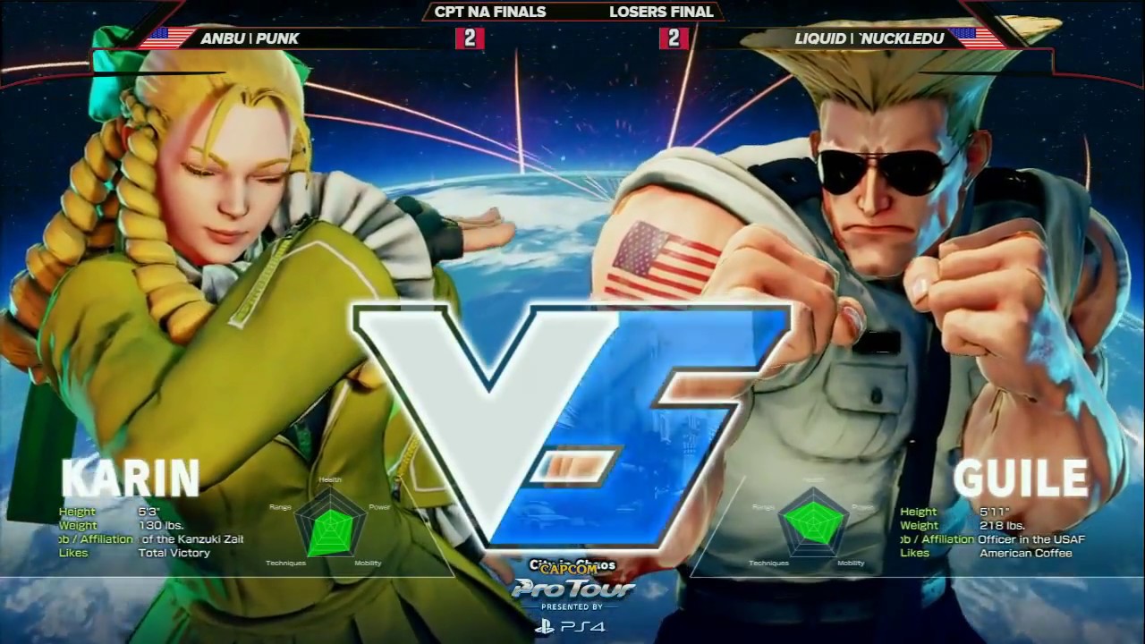 SFV: ANBU|Punk vs Liquid`NuckleDu - CPT NA Finals Red Bull Battle Grounds Loser Finals - CPT2016