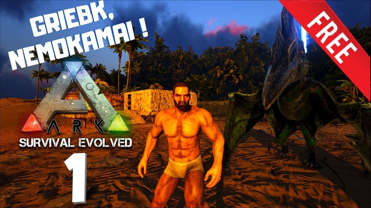 ARK SURVIVAL LIETUVIŠKAI ❗️ PRADŽIA 🤞 #1