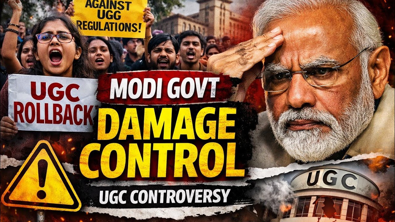 Modi govt Damage control UGC CONTROVERSY