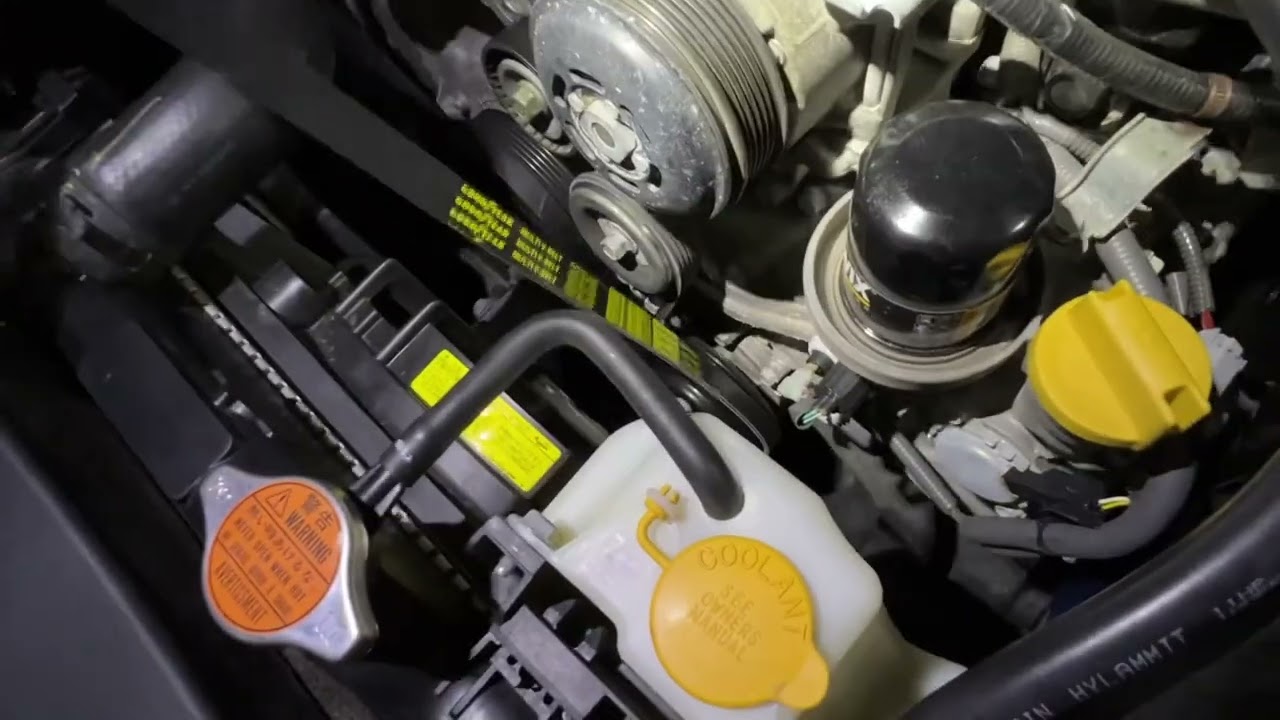 2015-2017 Subaru Outback Serpentine belt replacement- teaching boys to work on car