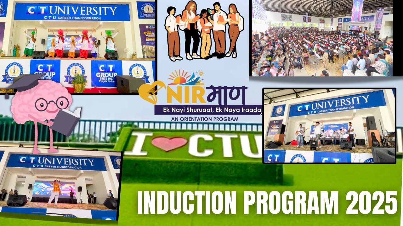 CT UNIVERSITY❤️ ( Induction program 2025 ) || VLOG
