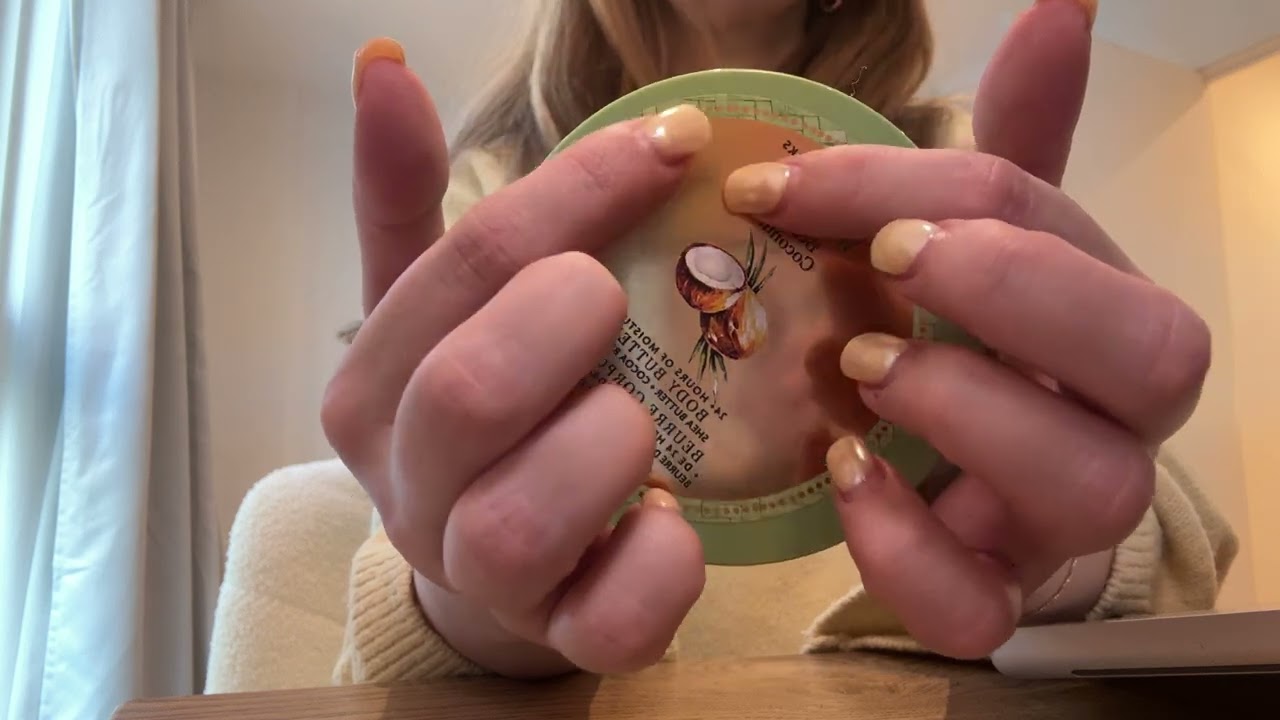 Lofi tapping on my desk & random stuff | asmr 