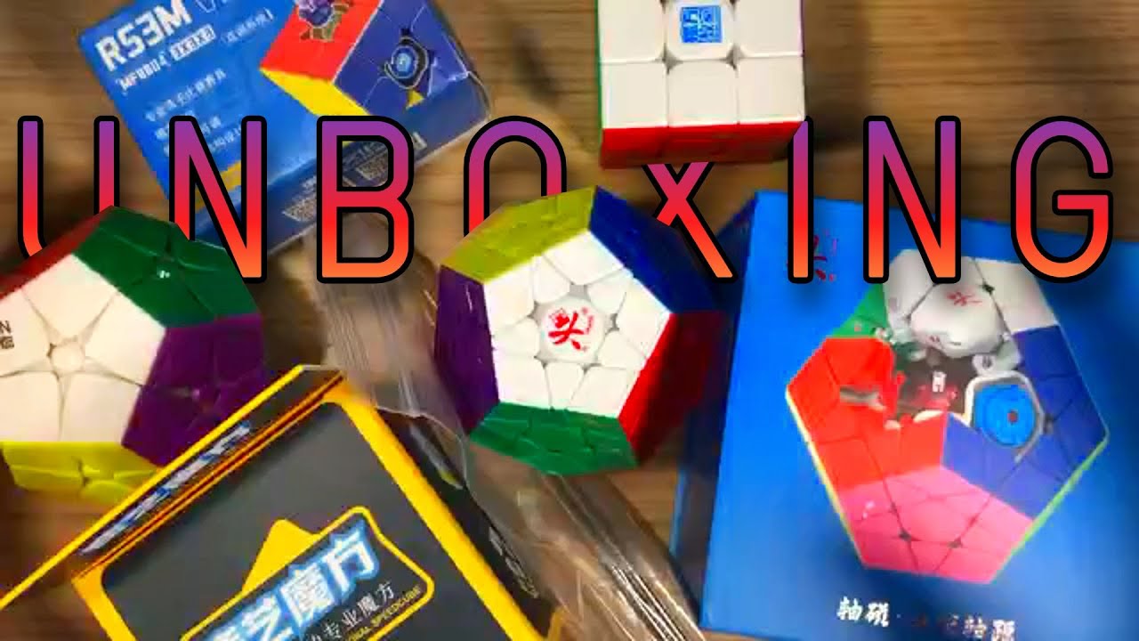 DaYan Megaminx Pro M, QiYi Kilominx & RS3M v5 UNBOXING