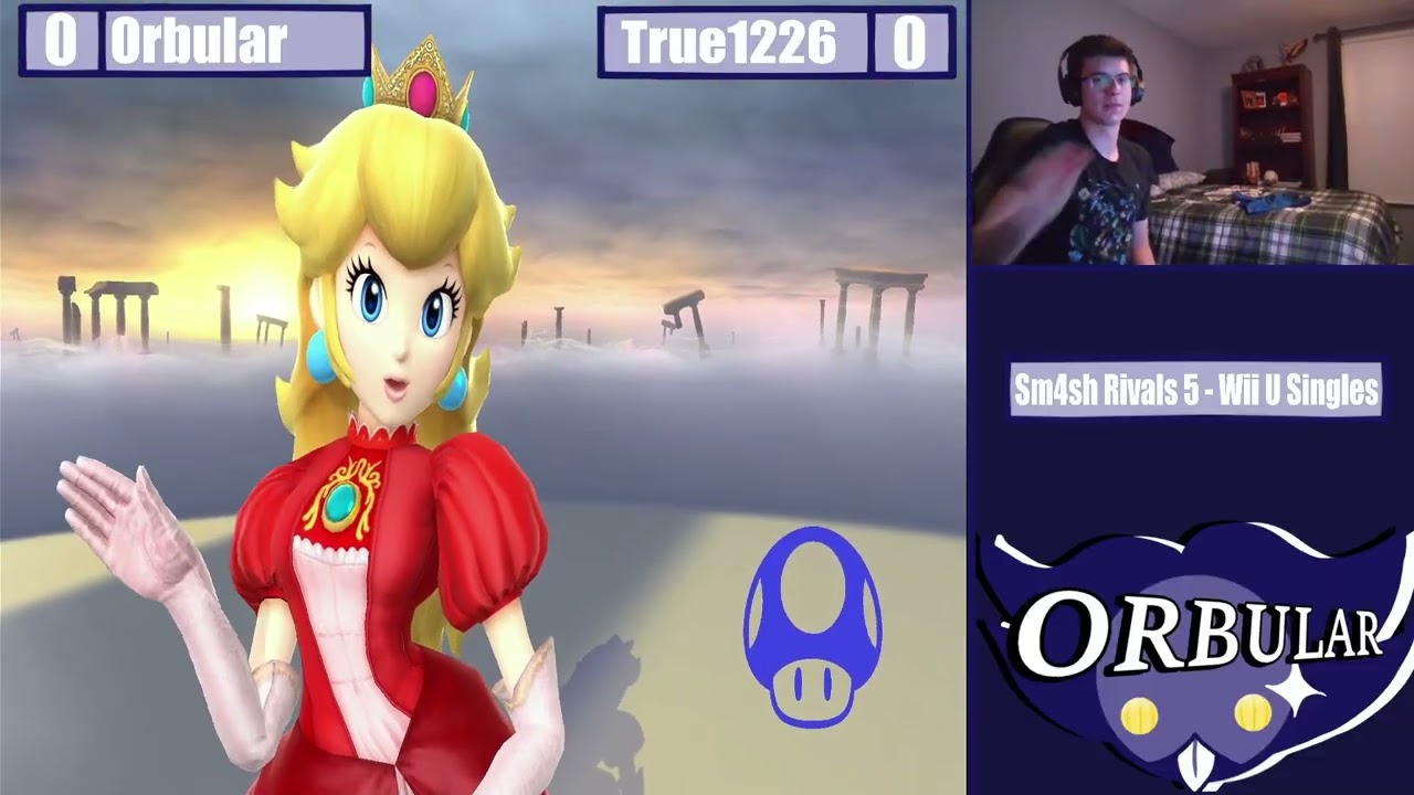 Sm4sh Rivals 5 Wii U Singles - Actorio (Peach) vs Orbular (Ludwig Von Koopa)