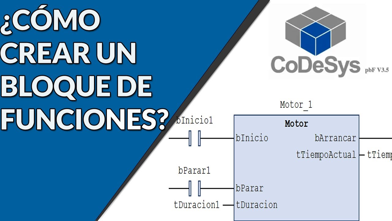 🔵✅CODESYS 3.5 - CREAR BLOQUES DE FUNCIONES