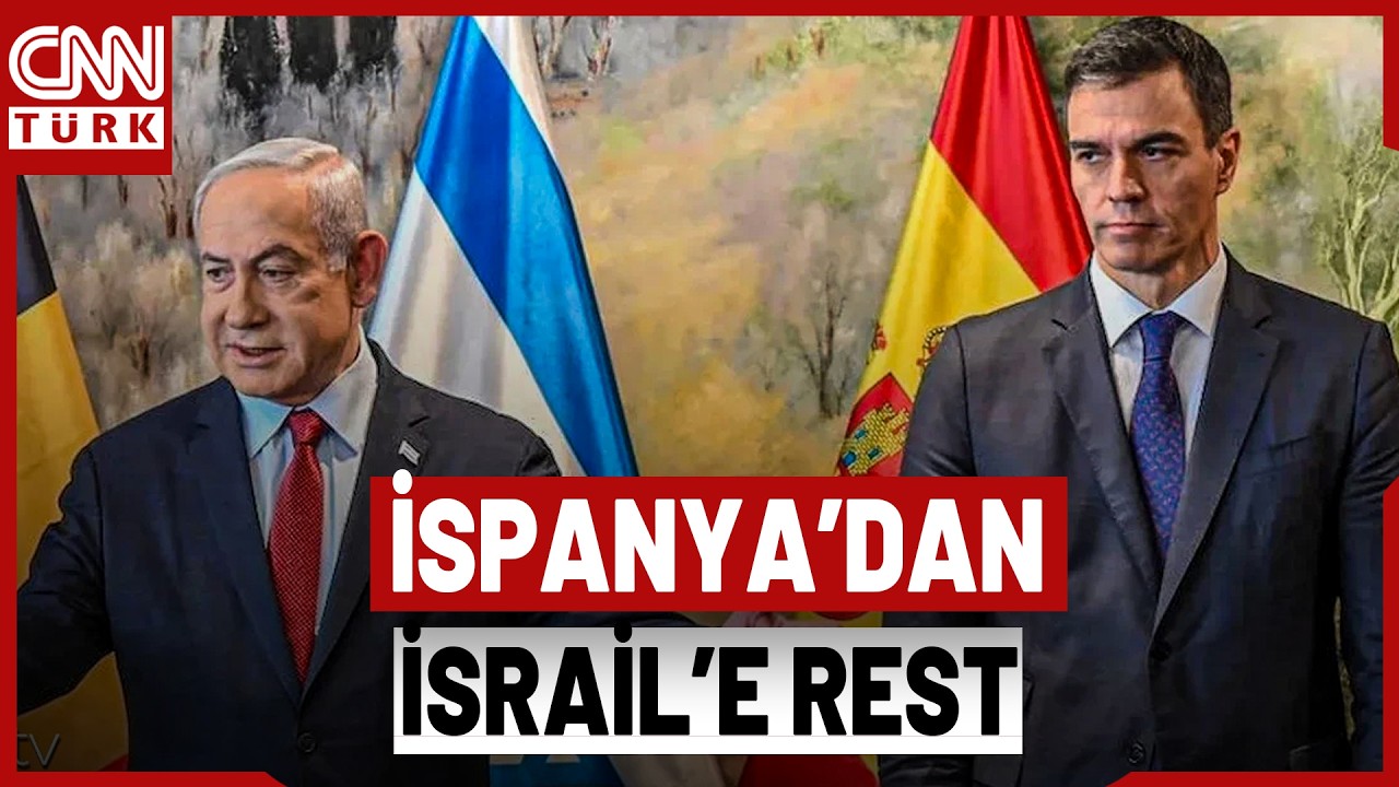 SON DAKİKA🚨 İspanya'dan, Tel Aviv'e Ağır Rest: İsrail Büyükelçisini Geri Çekti...