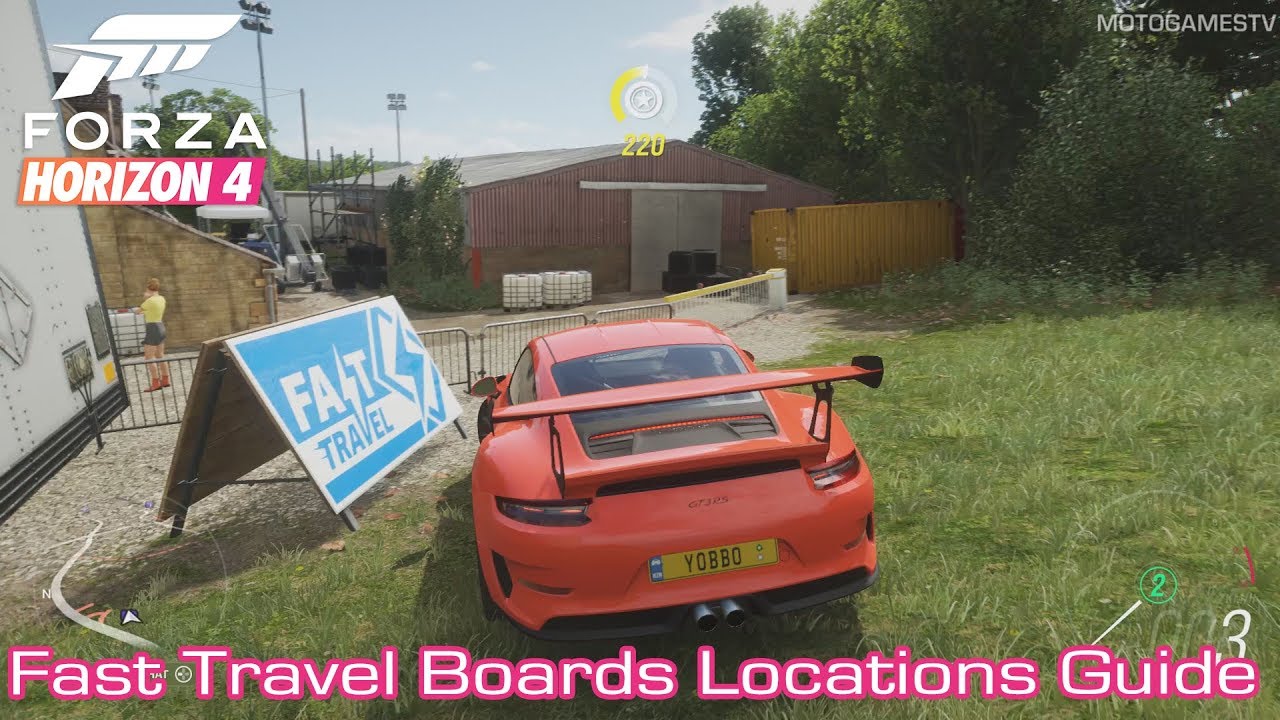 Forza Horizon 4 - Fast Travel Boards Locations Guide
