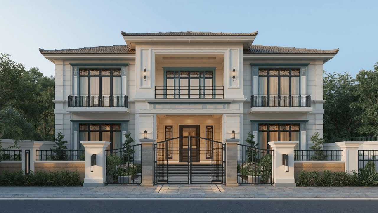 The Palace of Dreams: A Pure White Marble Luxury Mansion