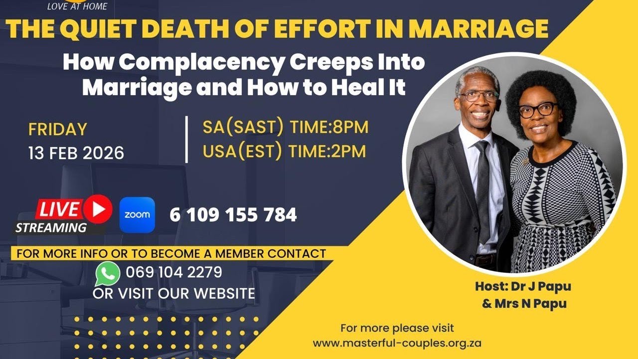 MCF Presents : THE QUIET DEATH OF EFFORT IN MARRIAGE