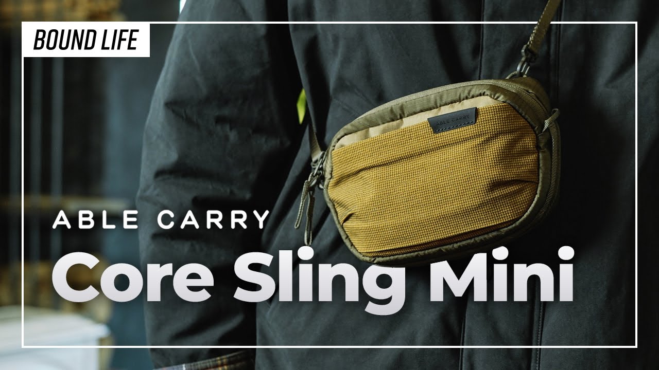 【スリングバッグ】ABLE CARRY「Core Sling Mini」を正直レビュー｜実際使ってみて良かったところ・気になったところ